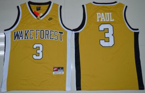 Maillot De Basket NCAA Wake Forest Demon Deacons Chris Paul 3 College Basketball Or